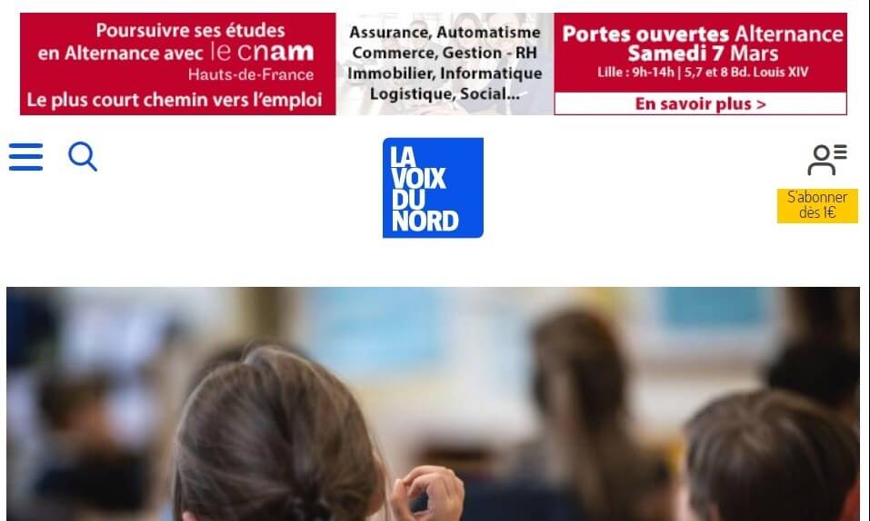 france newspapers 28 La Voix du Nord website