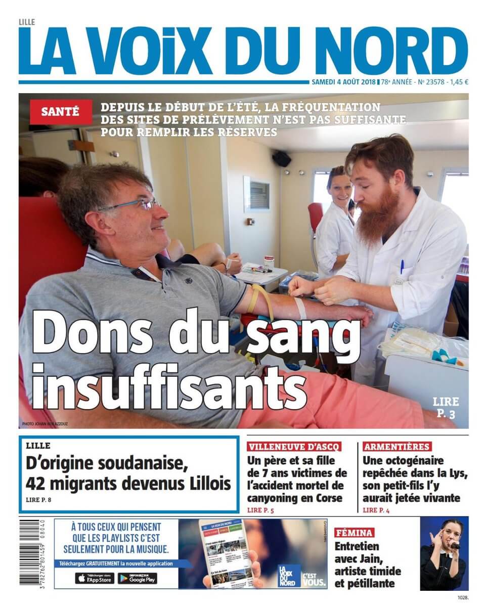 france newspapers 28 La Voix du Nord