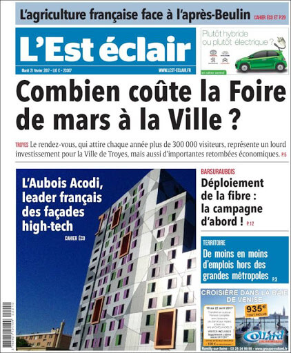 france newspapers 33 L’Est Éclair