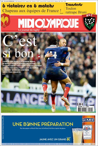 france newspapers 44 Midi Olympique