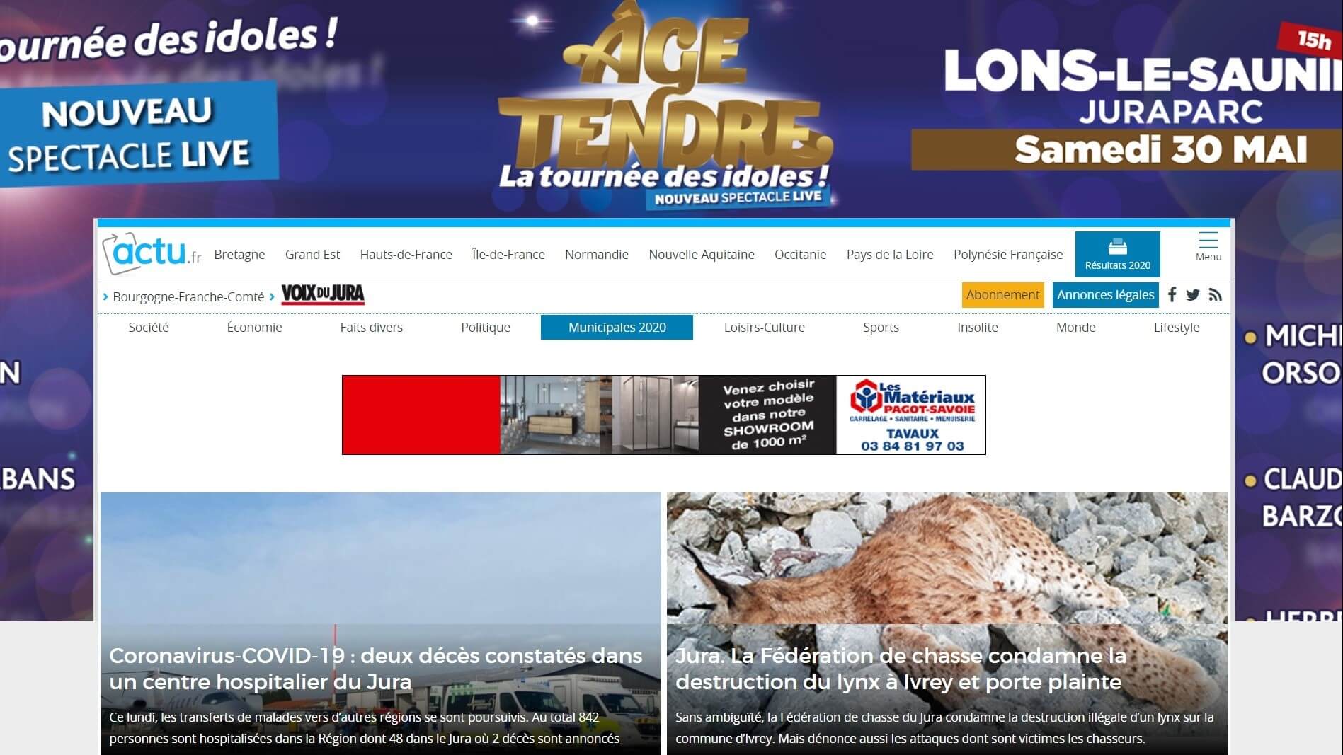 france newspapers 46 voix du jura website