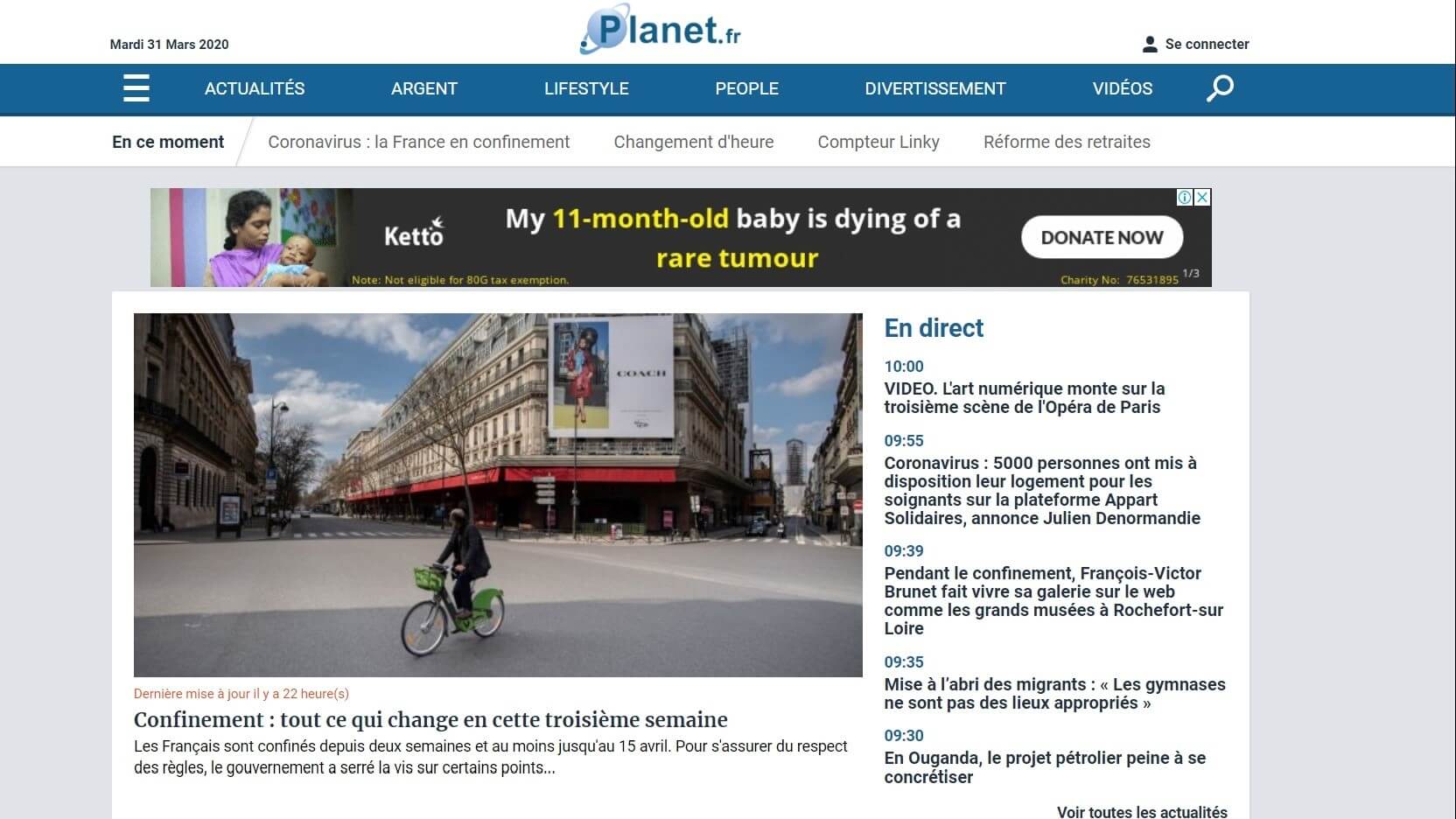 france newspapers 50 planet website