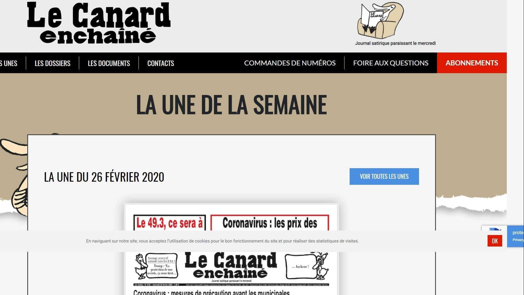 france newspapers 9 Le Canard enchaine website