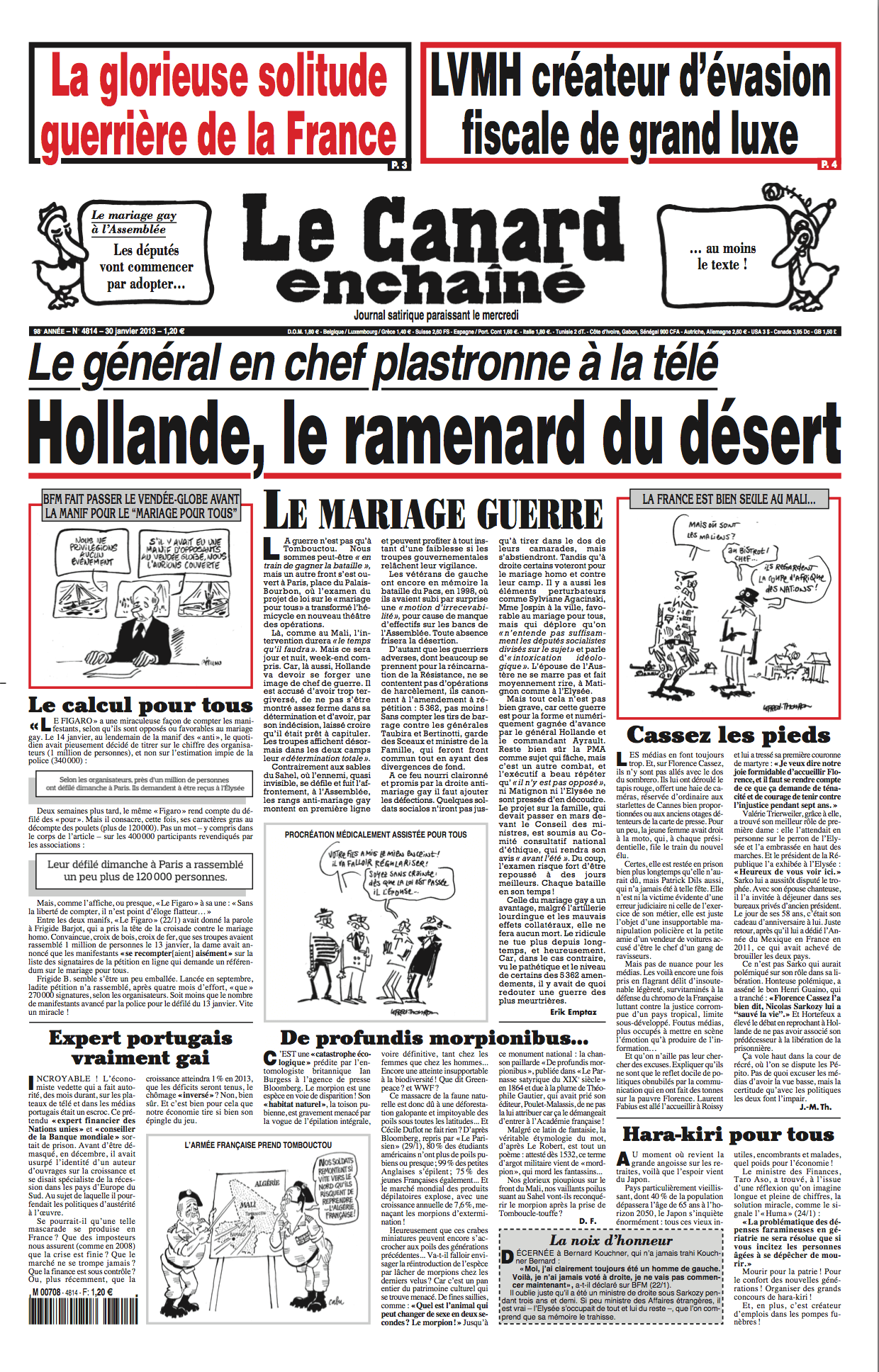 france newspapers 9 Le Canard enchaine