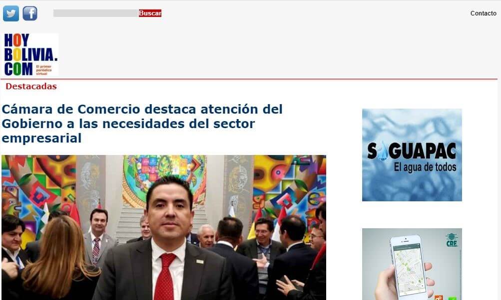 periodicos de bolivia 22 hoy bolivia website