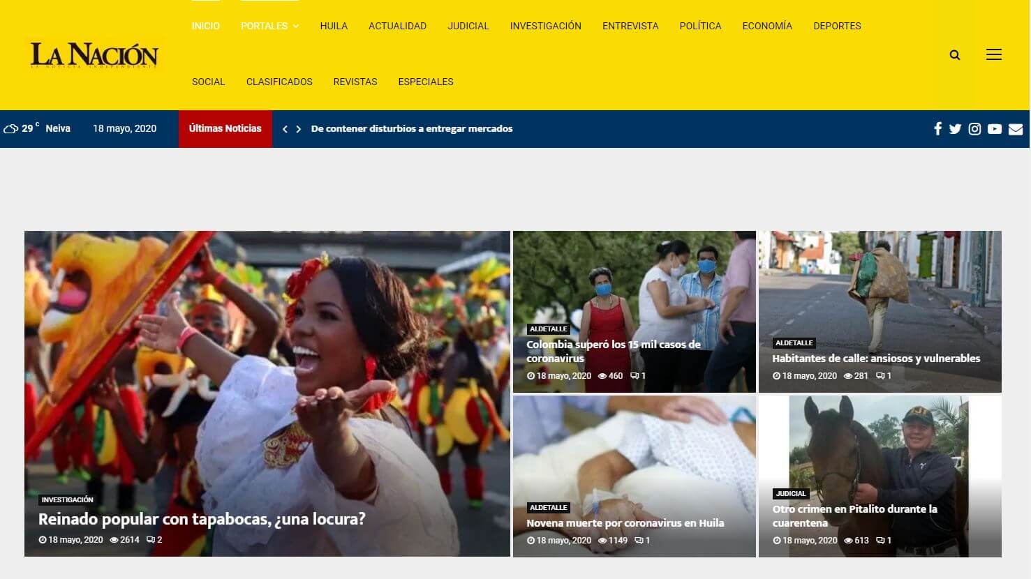 periodicos de colombia 12 la nacion website
