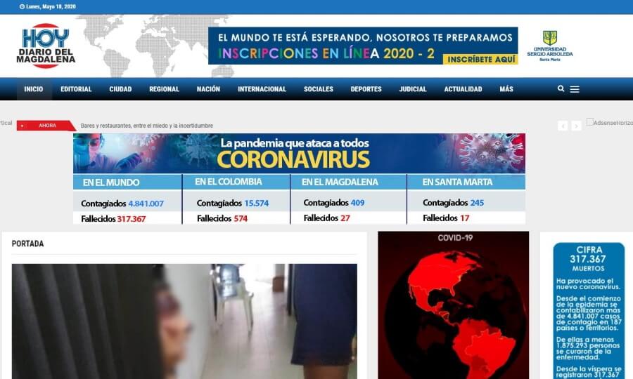 periodicos de colombia 14 hoy diario de la magdalena website