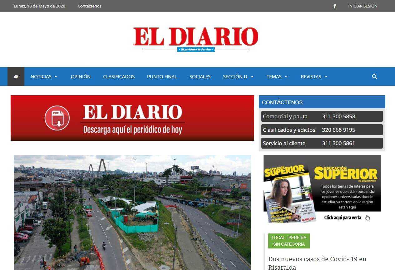 periodicos de colombia 18 el diario pereira website