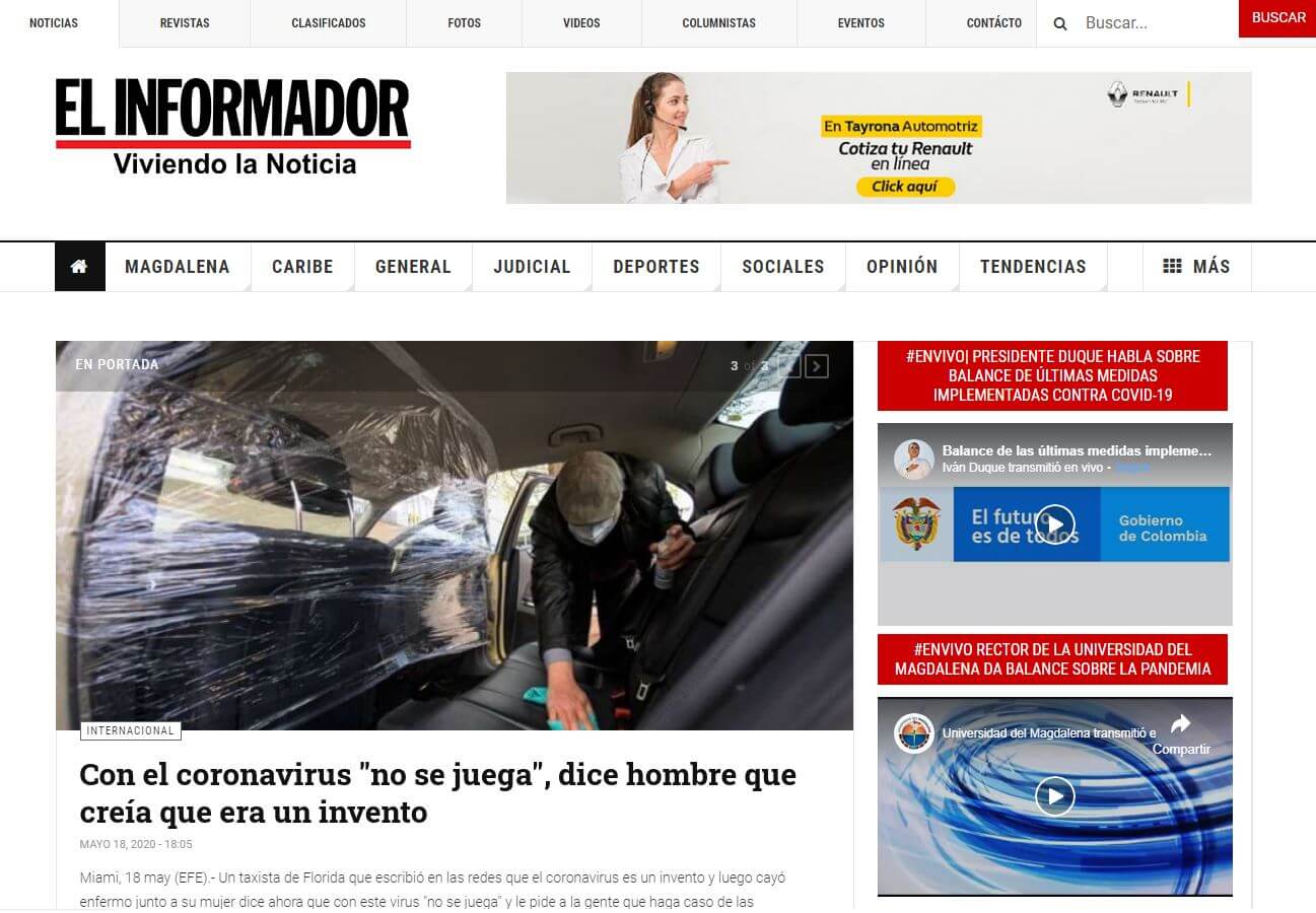 periodicos de colombia 21 el informador website