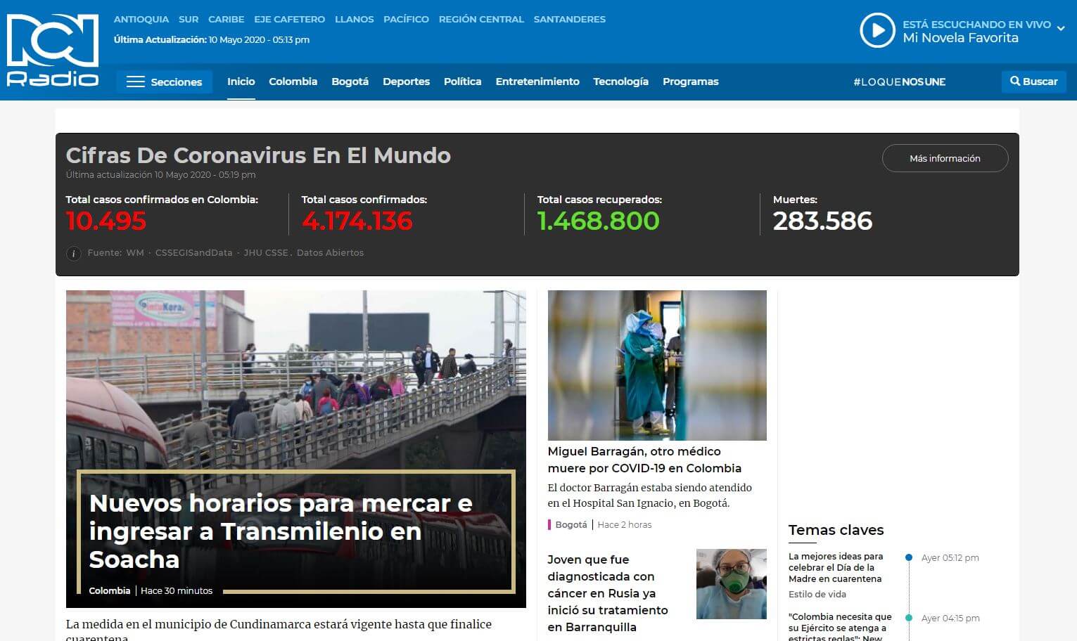periodicos de colombia 29 rcnradio com website