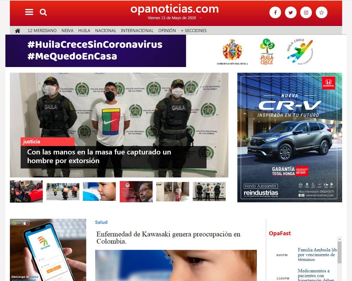 periodicos de colombia 34 opanoticias website