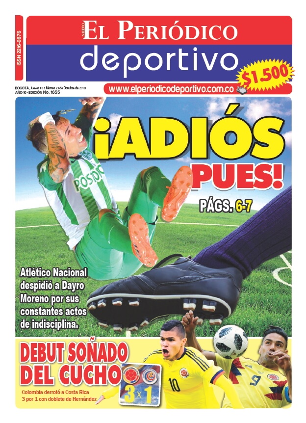 periodicos de colombia 44 el periodico deportivo