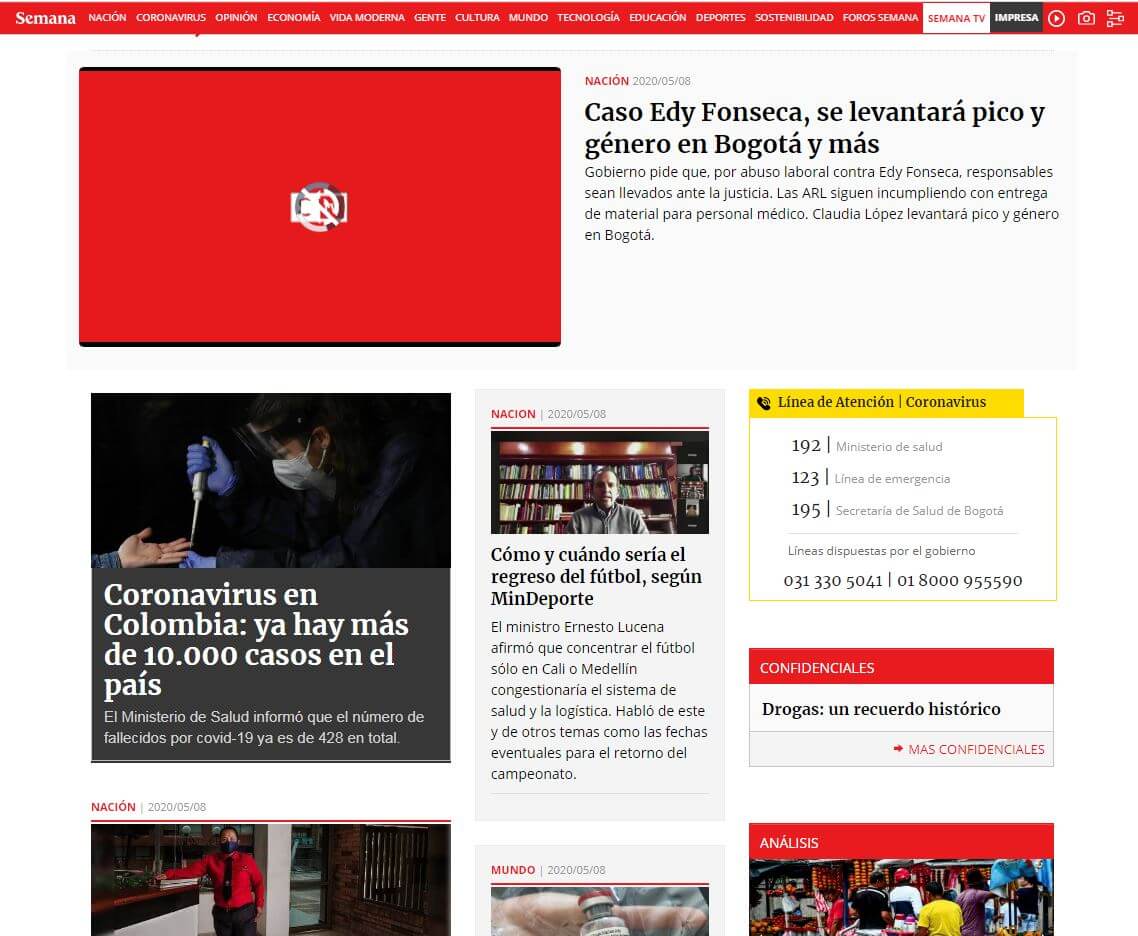 periodicos de colombia 45 semana website