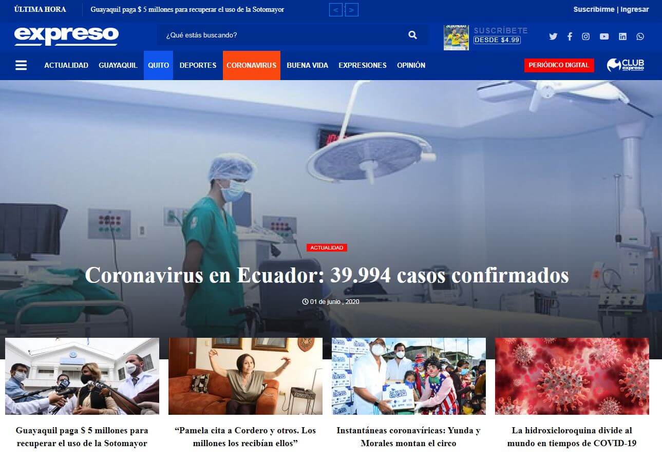 periodicos de ecuador 06 diario expreso website