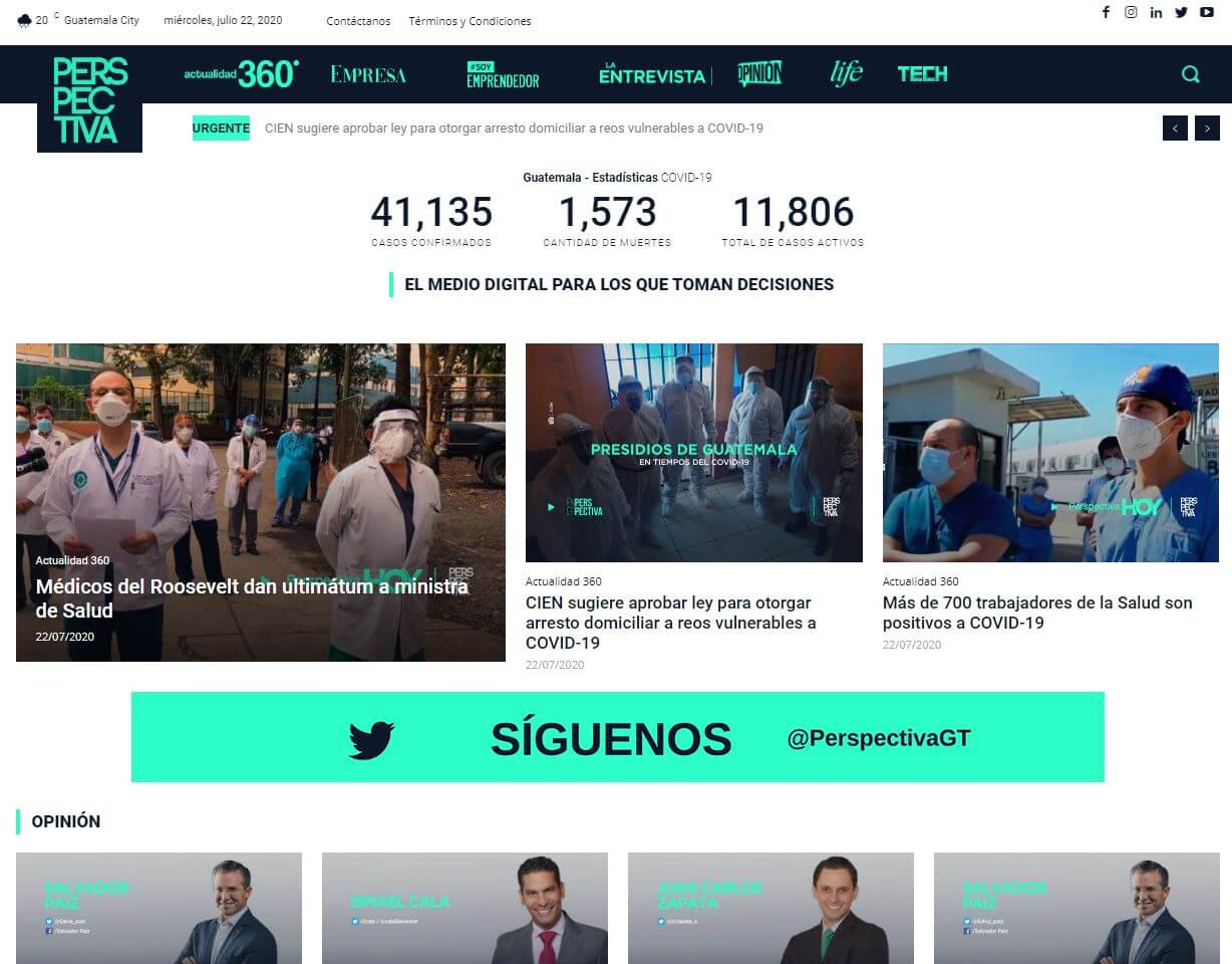 periodicos de guatemala 12 perspectiva website