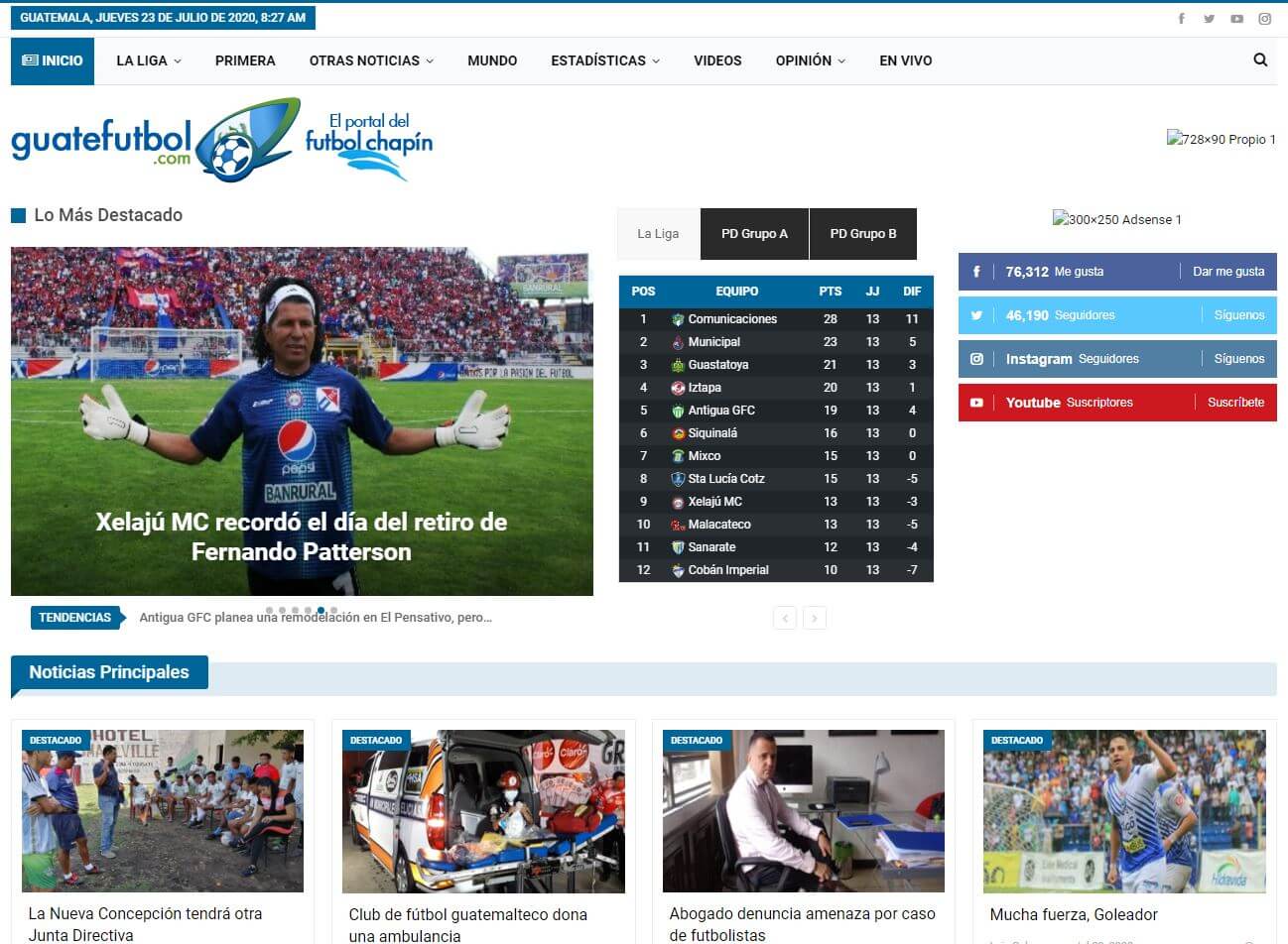 periodicos de guatemala 15 guate futbol website