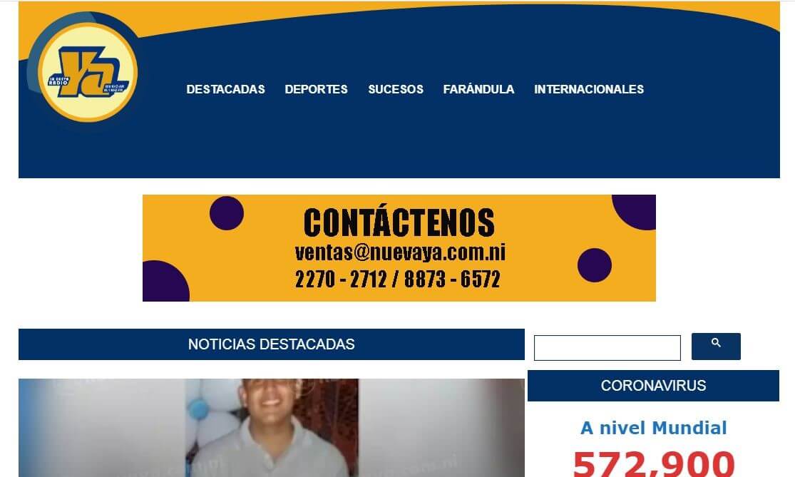 periodicos de nicaragua 04 nuevaya com website