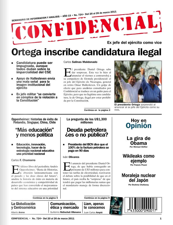 periodicos de nicaragua 12 confidencial