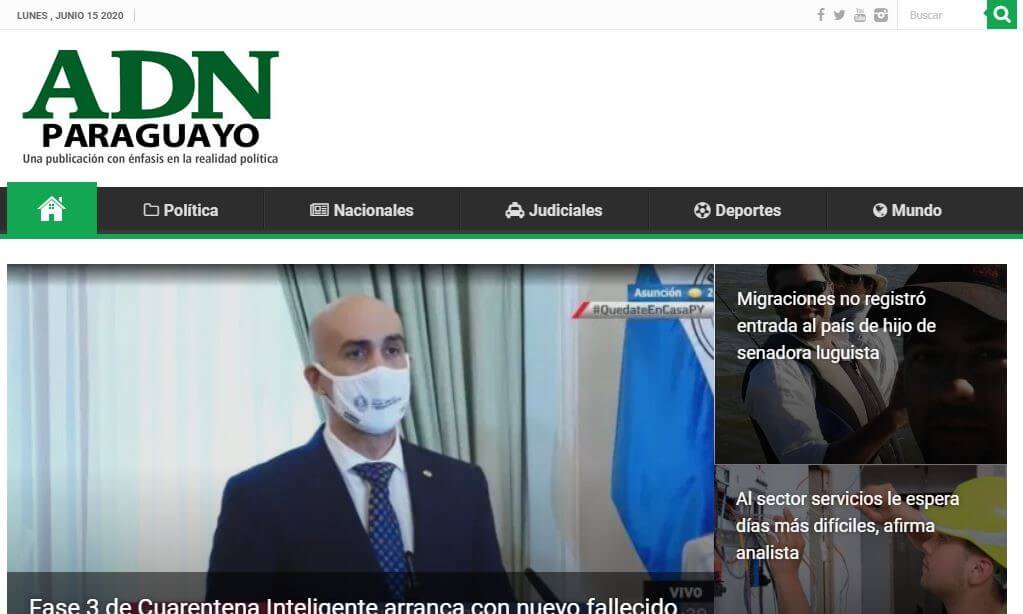 periodicos de paraguay 06 adn paraguayo website
