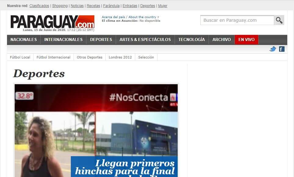 periodicos de paraguay 11 paraguay.com deportes website