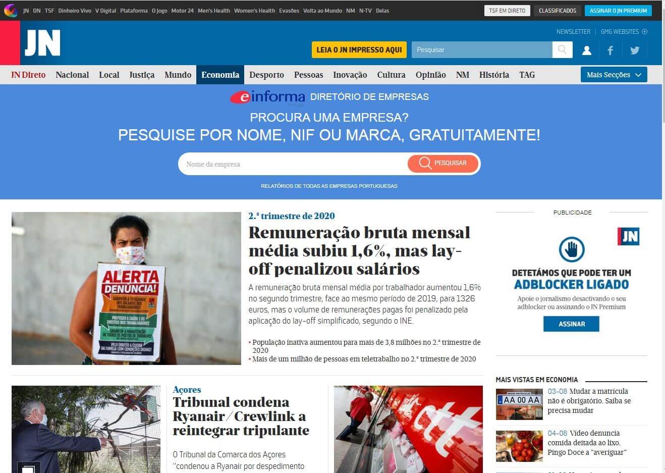 periodicos de portugal 23 jornal de noticias website