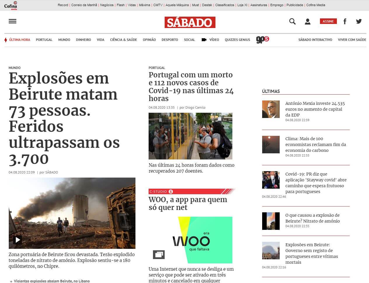 periodicos de portugal 30 sabado website