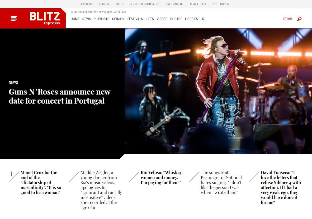 periodicos de portugal 31 blitz website