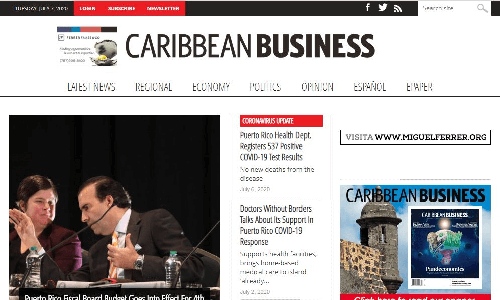 periodicos de puerto rico 08 caribbean bussines website