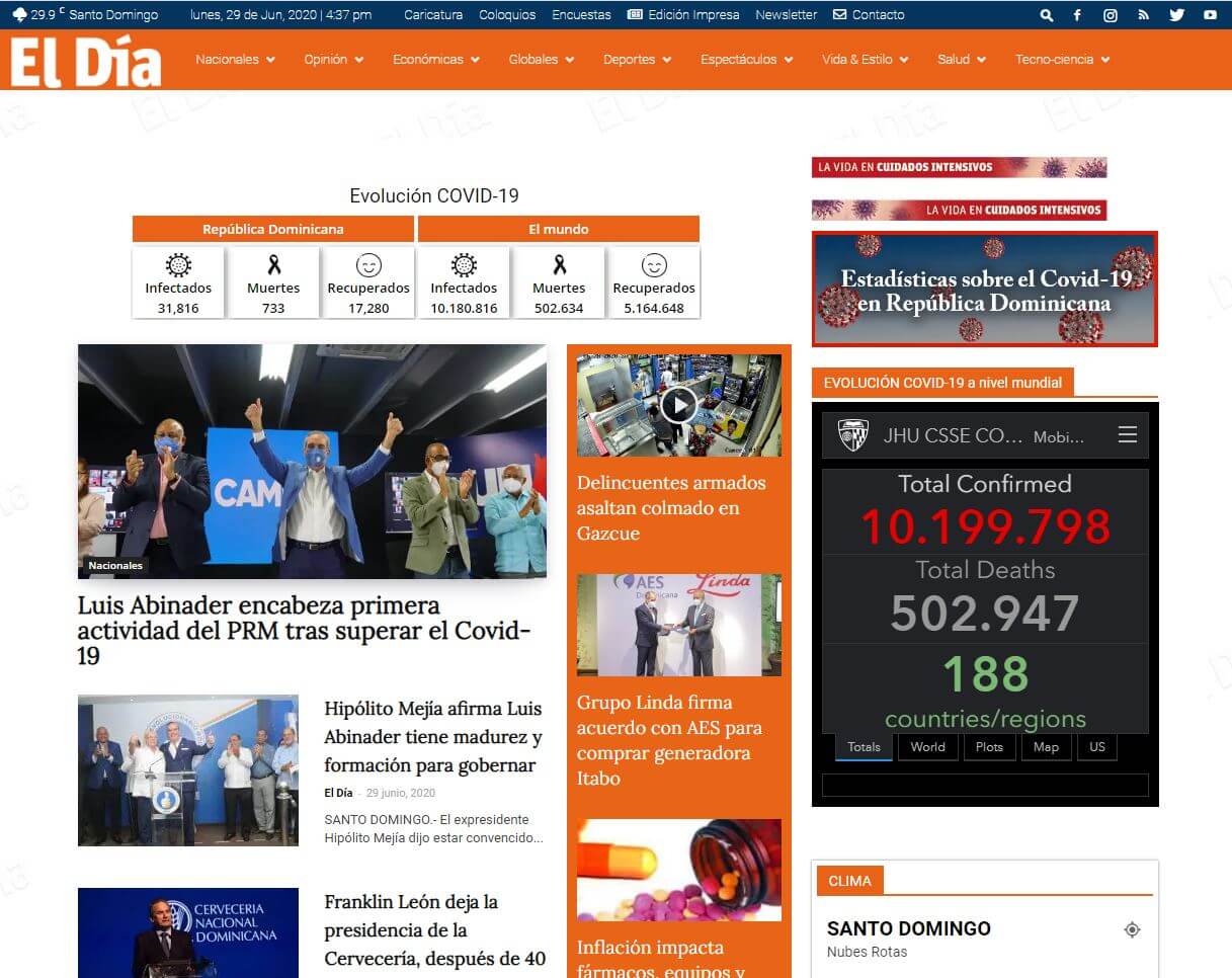 periodicos de republica dominicana 07 el dia website