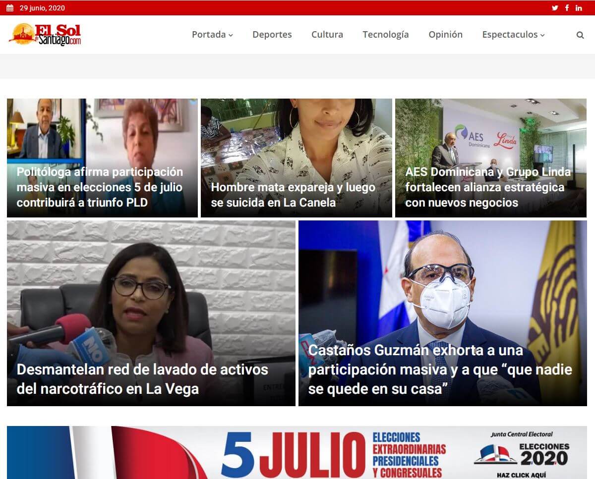 periodicos de republica dominicana 16 el sol de santiago website