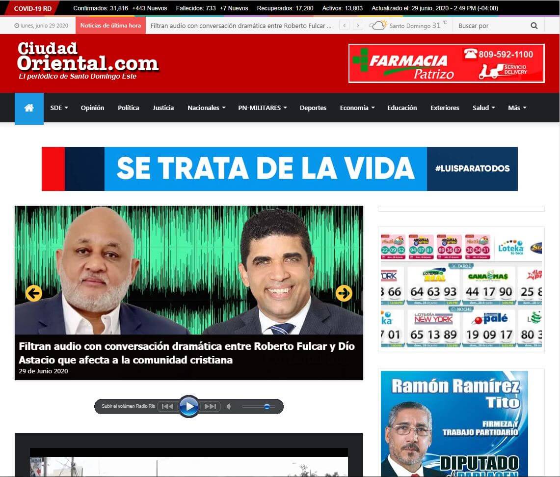 periodicos de republica dominicana 19 ciudad oriental website