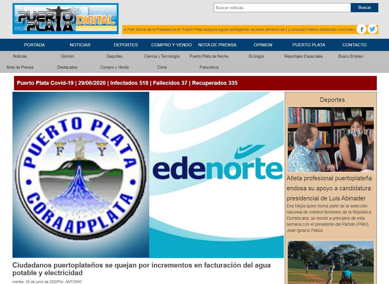 periodicos de republica dominicana 20 puerto plata digital website