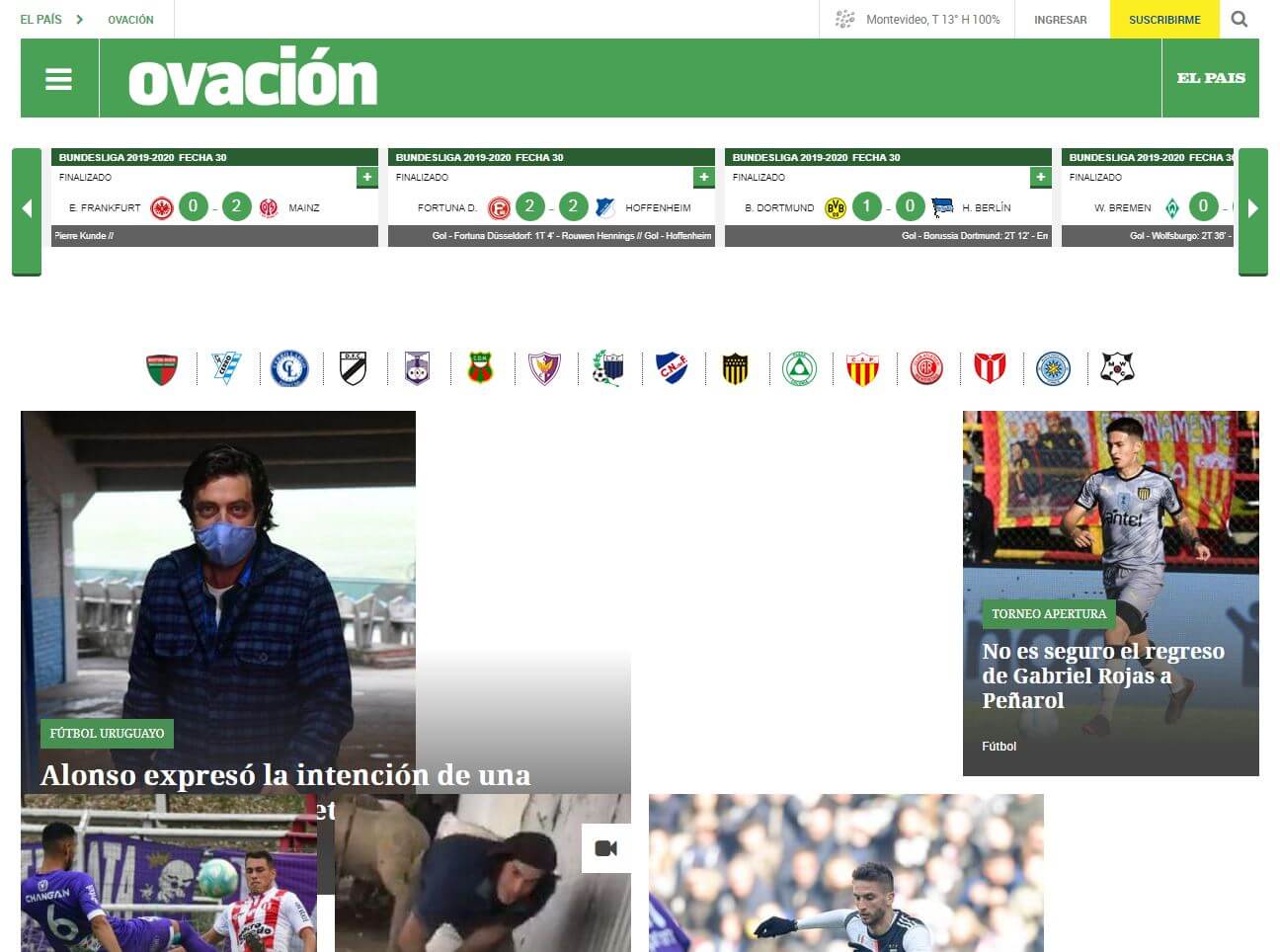 periodicos de uruguay 16 ovacion digital website