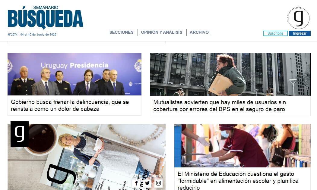 periodicos de uruguay 21 busqueda website