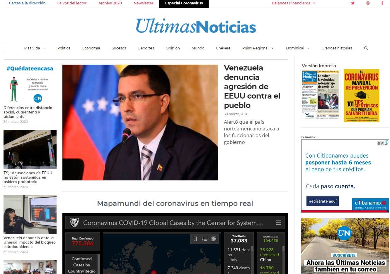 periodicos de venezuela 03 ultimas noticias website