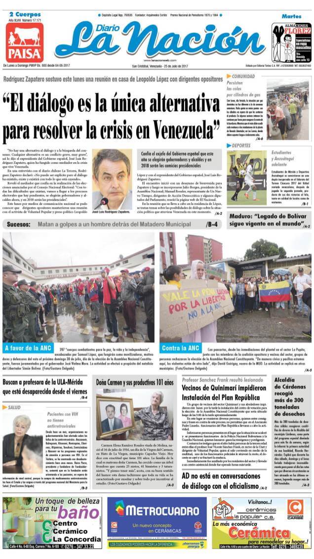 periodicos de venezuela 07 diario la nacion
