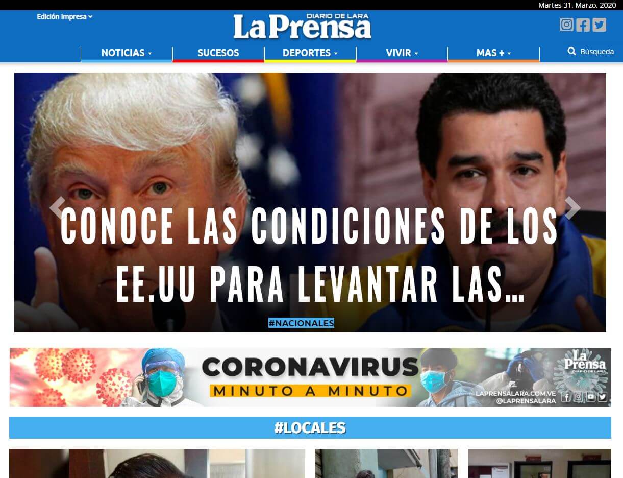 periodicos de venezuela 08 la prensa de lara website