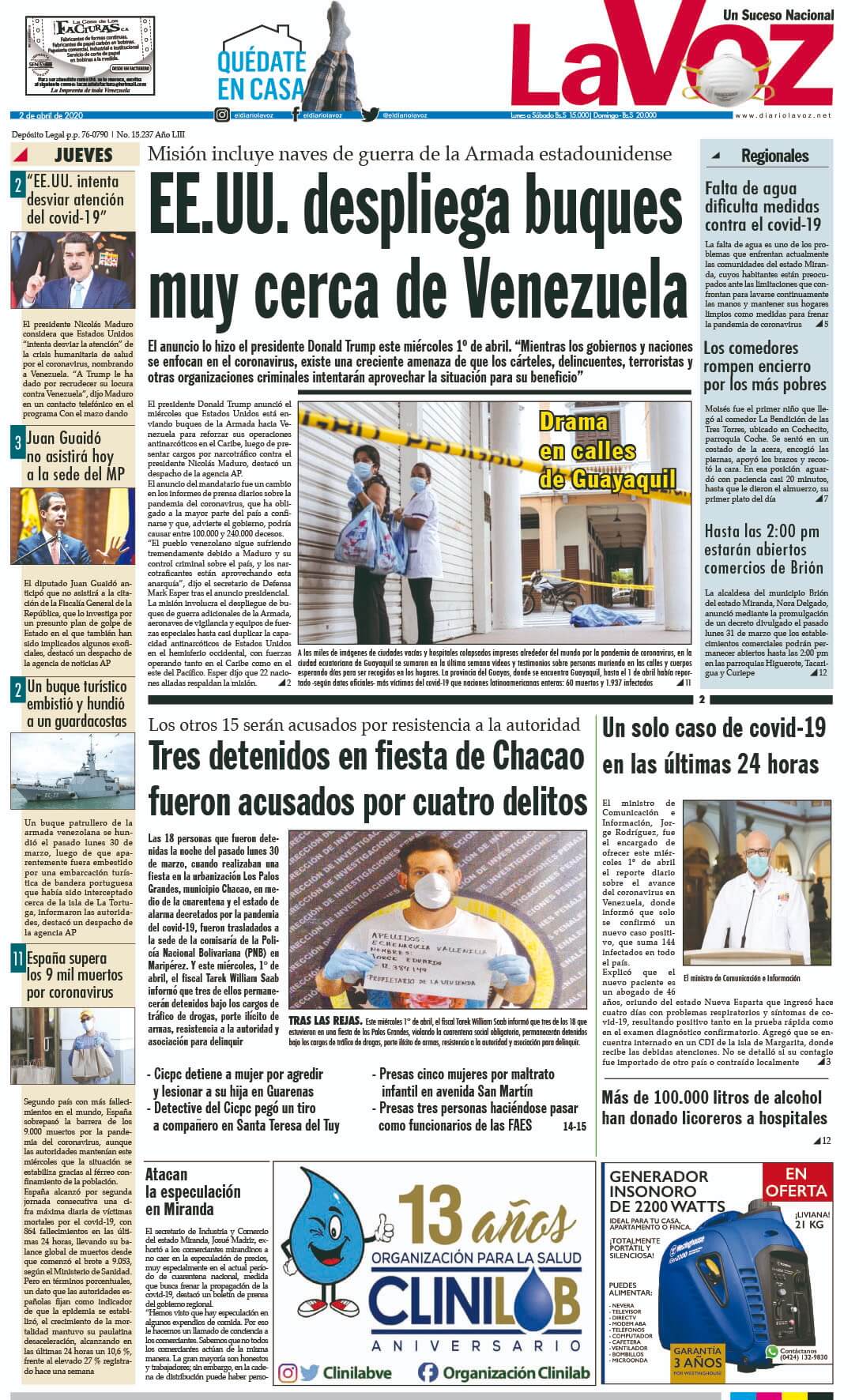 periodicos de venezuela 16 la voz