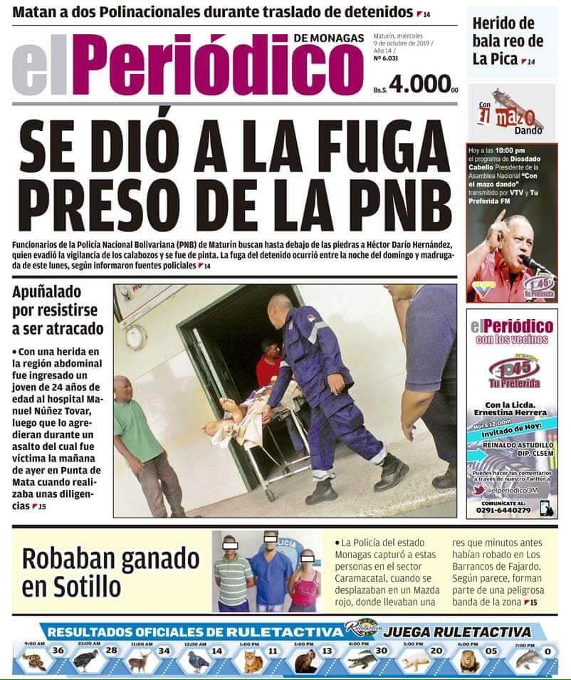 periodicos de venezuela 18 el periodico de monagas