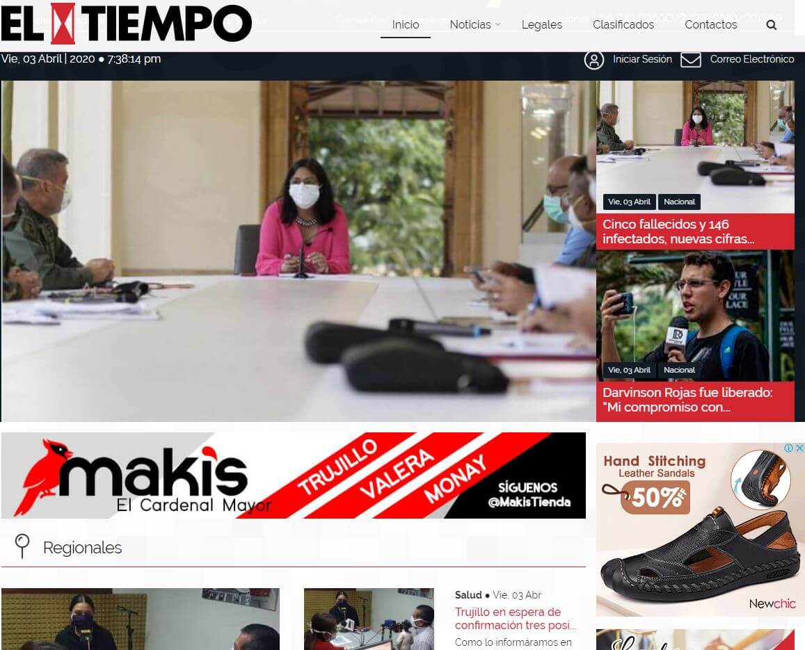 periodicos de venezuela 24 el tiempo website