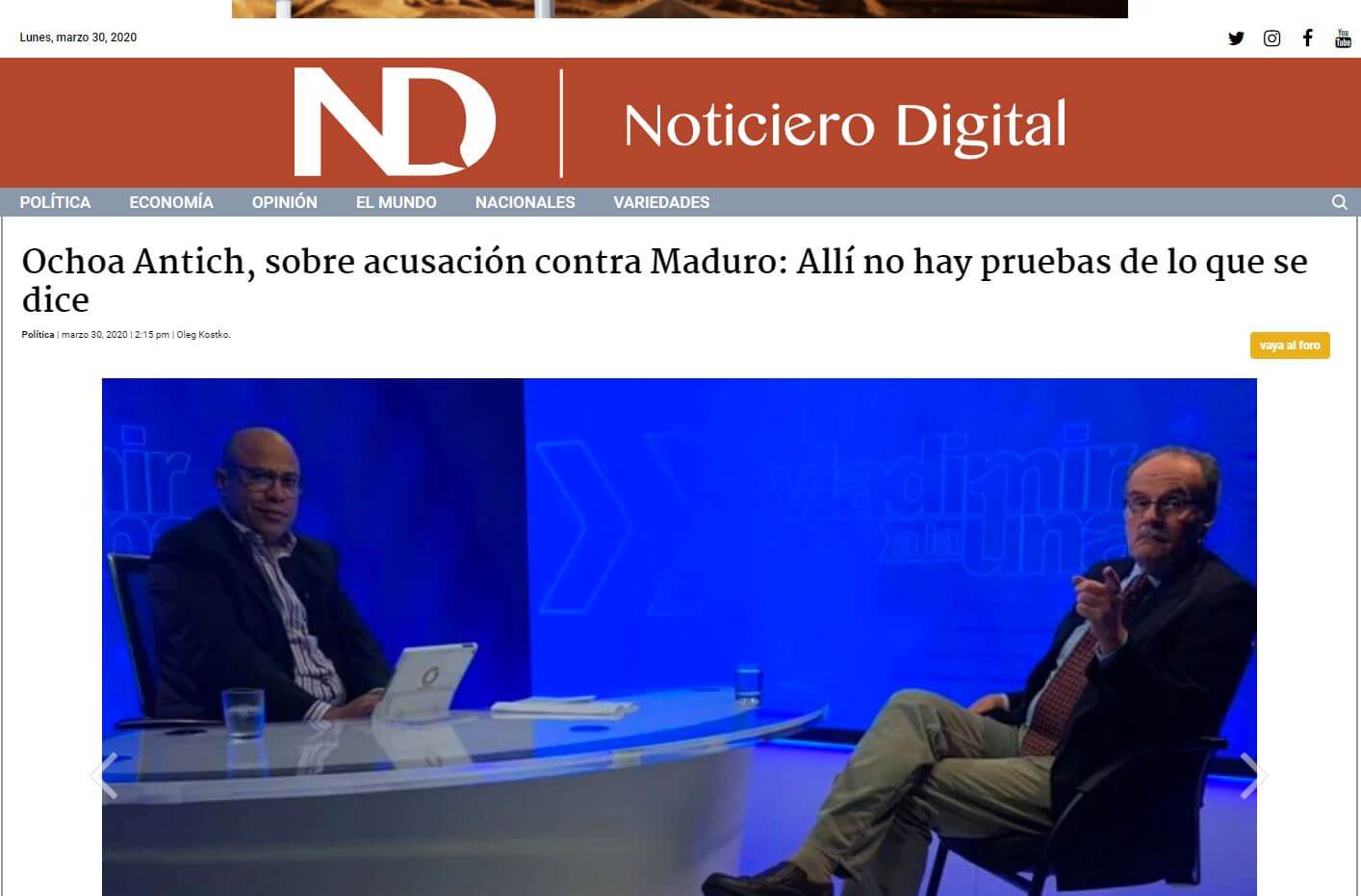 periodicos de venezuela 29 noticiero digital website