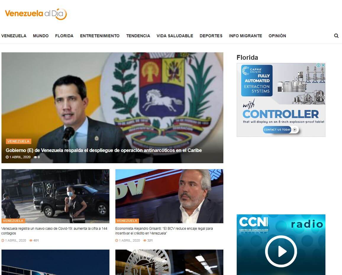 periodicos de venezuela 34 venezuela al dia website