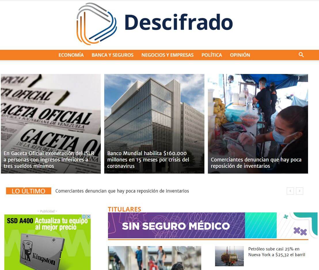 periodicos de venezuela 38 descrifrado website