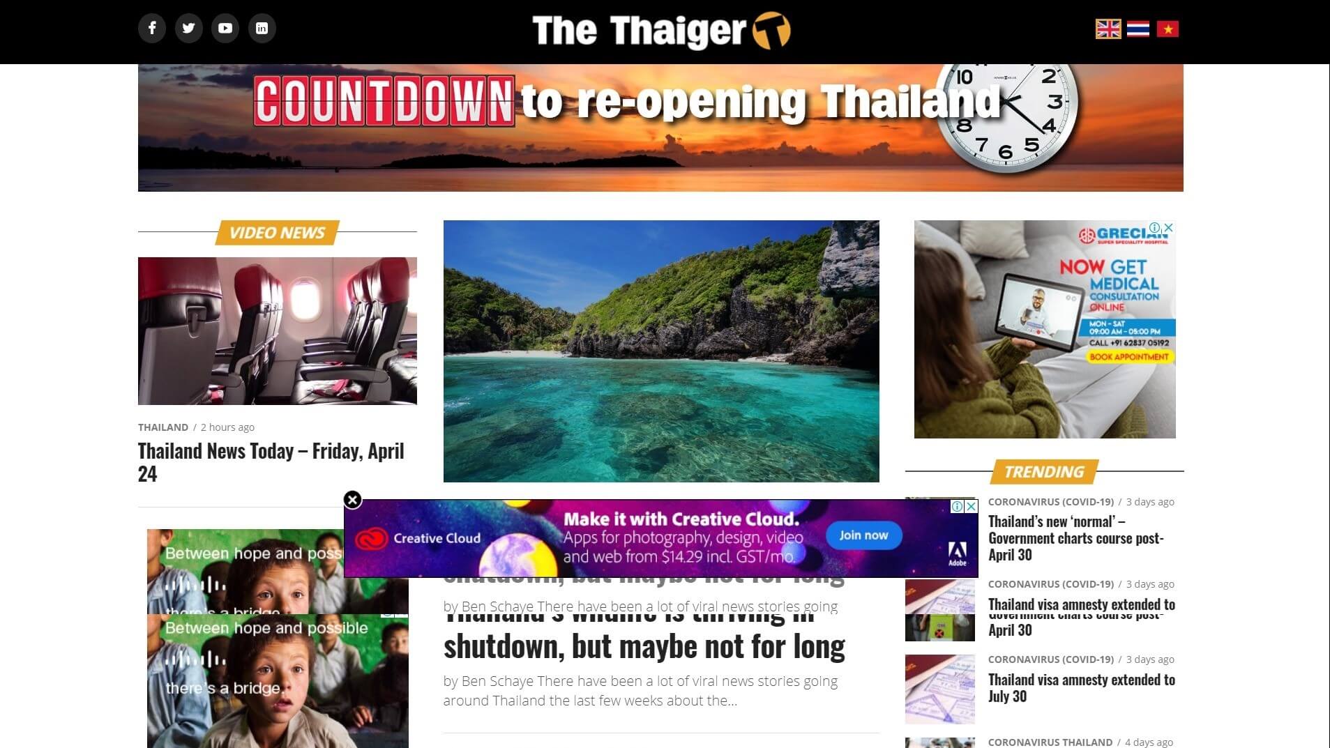 thailand newspapers 10 thaiger website
