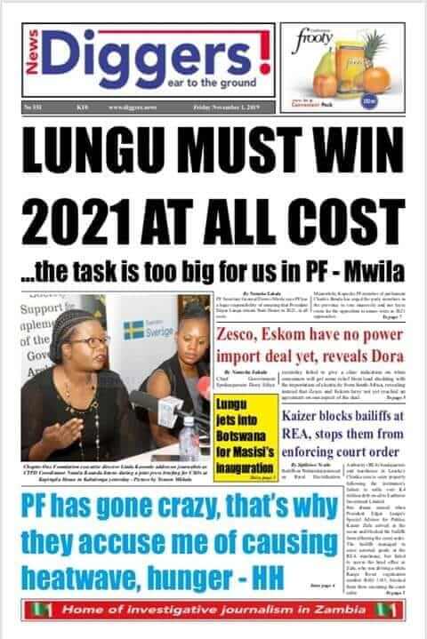zambia newspapers 15 News Diggers
