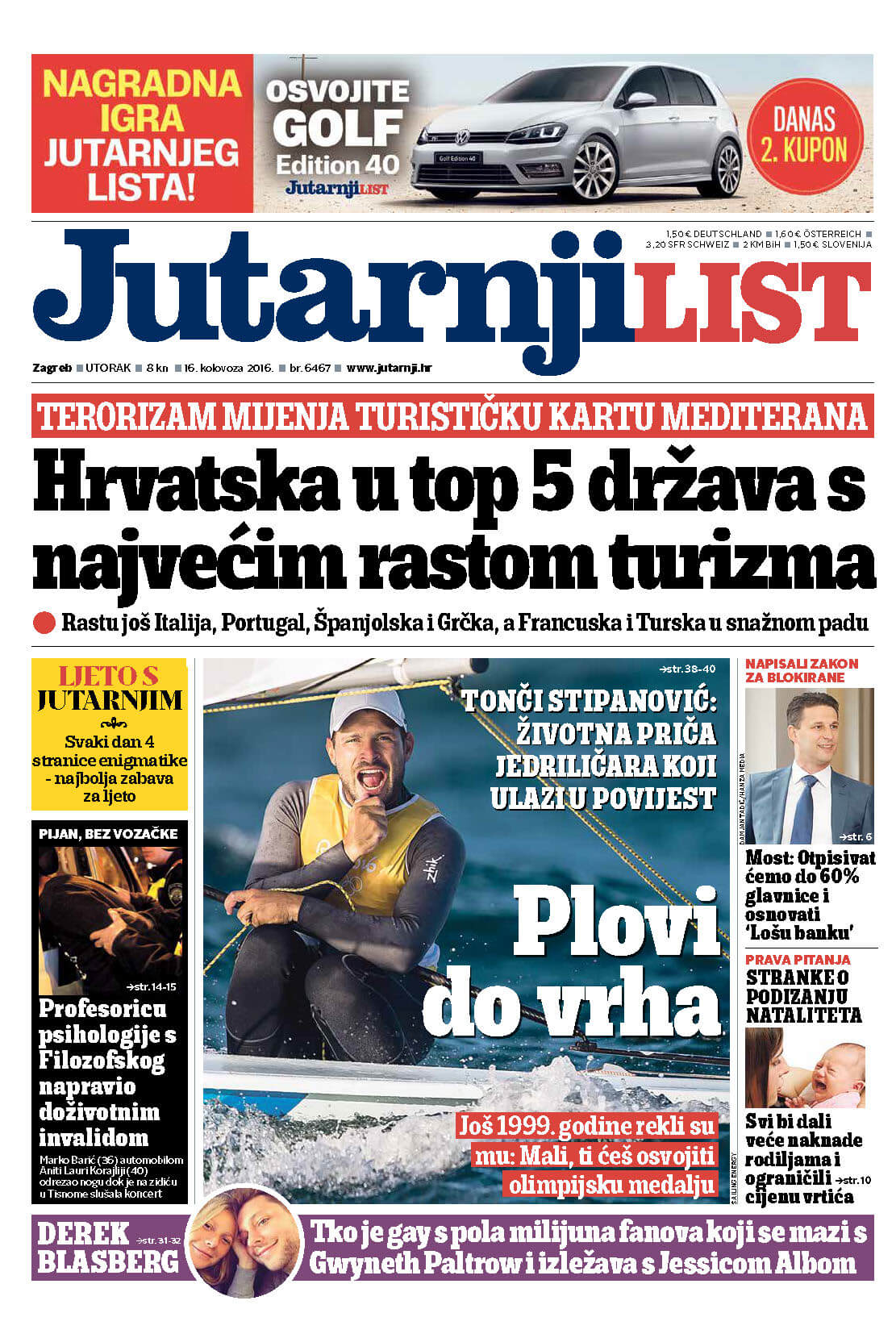 Croatian newspapers 2 Jutarnji list