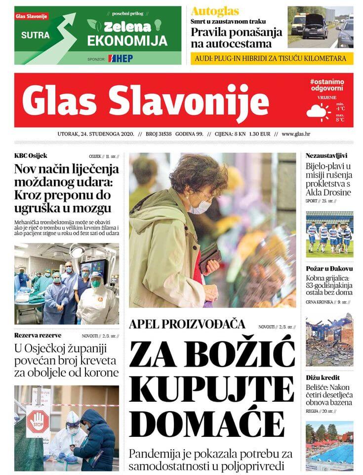 Croatian newspapers 26 Glas Slavonije