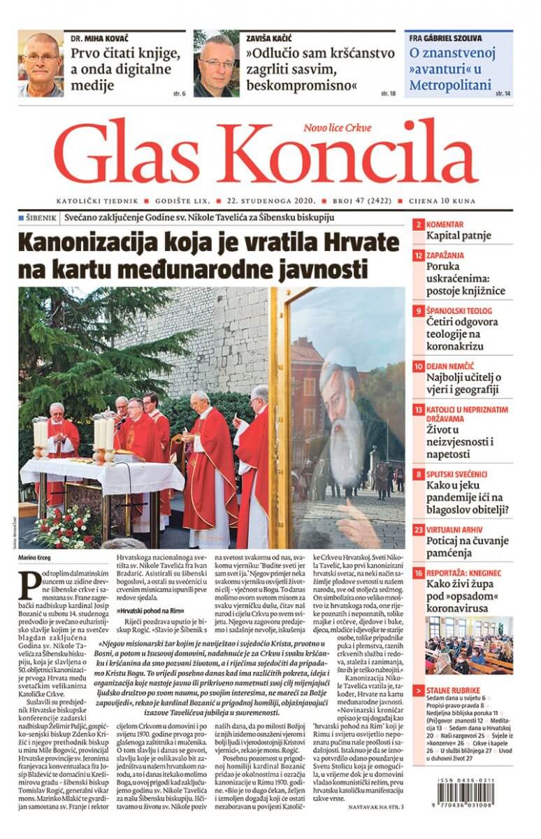 Croatian newspapers 34 Glas Concila
