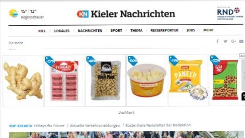 German 47 Kieler Nachrichten website