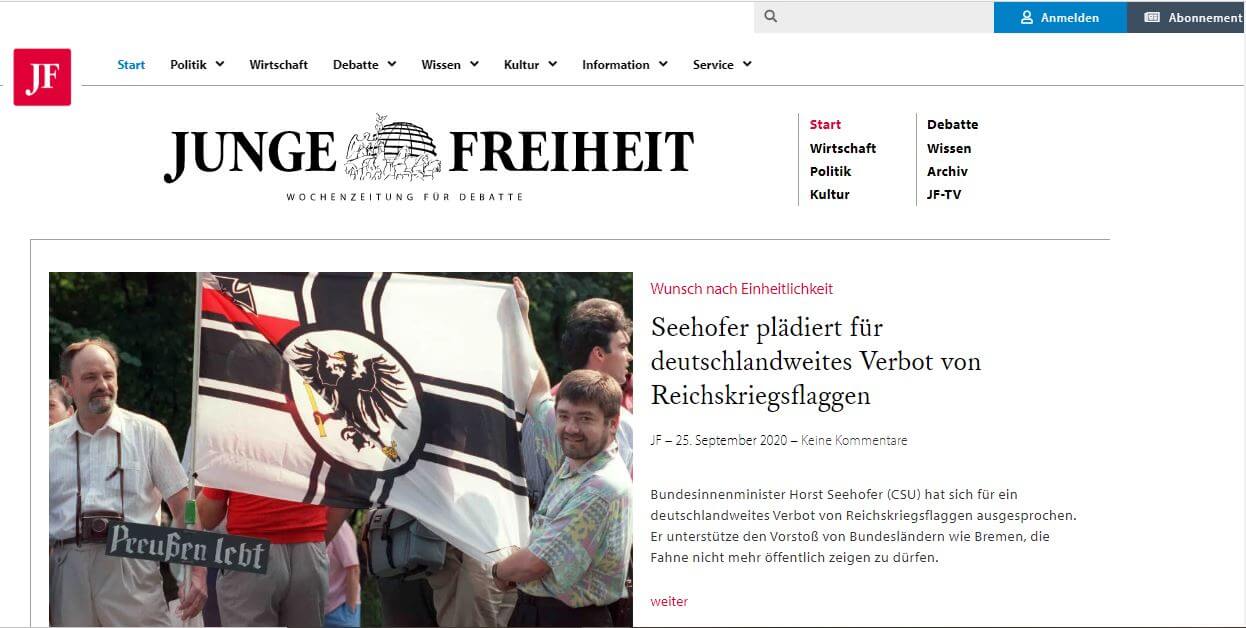 German 51 Junge Freiheit website